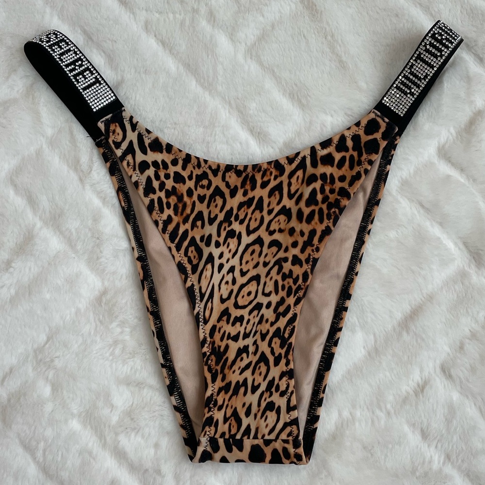 Victoria’s Secret Brazilian Shine Strap Bikini Bottom - Picture 1 of 3